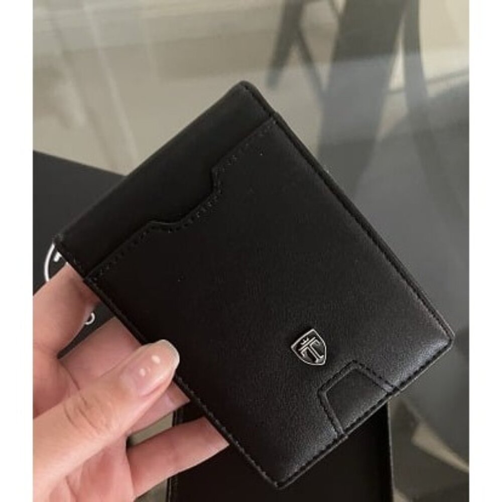 New Mens Slim Wallet with Money Clip AUSTIN RFID Blocking Bifold Credit Card